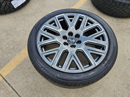 (1) 24" GMC Yukon Sierra DENALI OEM wheel rim tire 2022 2023 2024 2025 2026 2027