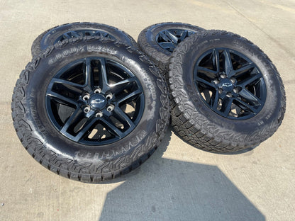18" Chevy Silverado ZR2 Tahoe TRAIL BOSS GMC OEM 5911 wheels rims GOODYEAR M/T