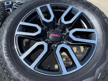 20" GMC Sierra Yukon AT4X Silverado OEM 5914 wheels rims SET BRIDGESTONE A/T NEW