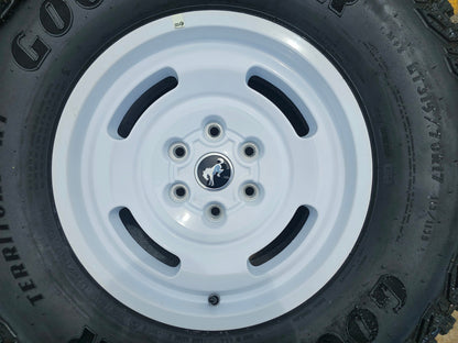 17" Ford Bronco HERITAGE Stroppe Edition 10463 OEM wheels rims white 2025 2026
