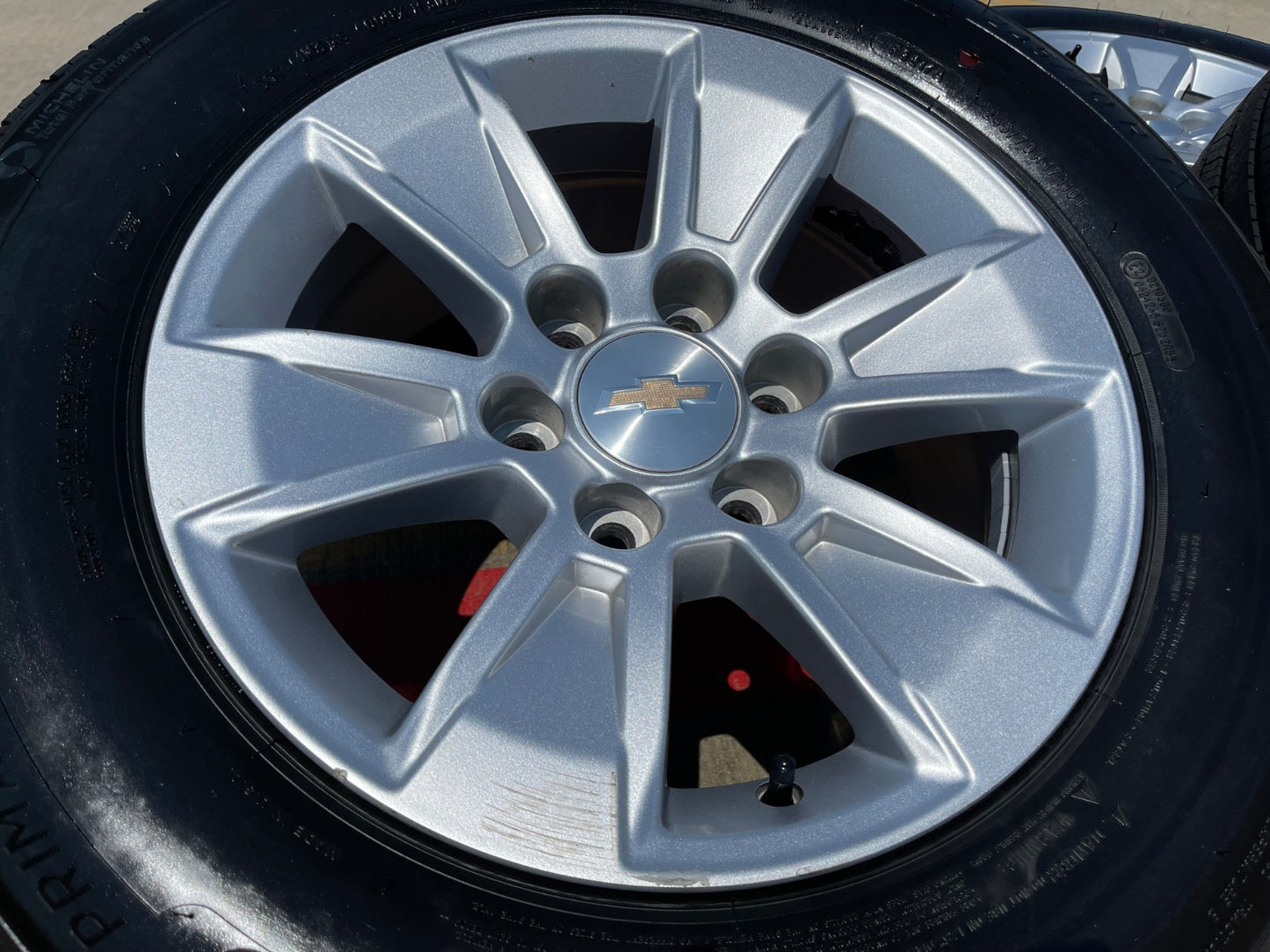 17" Chevy Silverado OEM wheels rims 5908 Colorado GMC Canyon MICHELIN SET