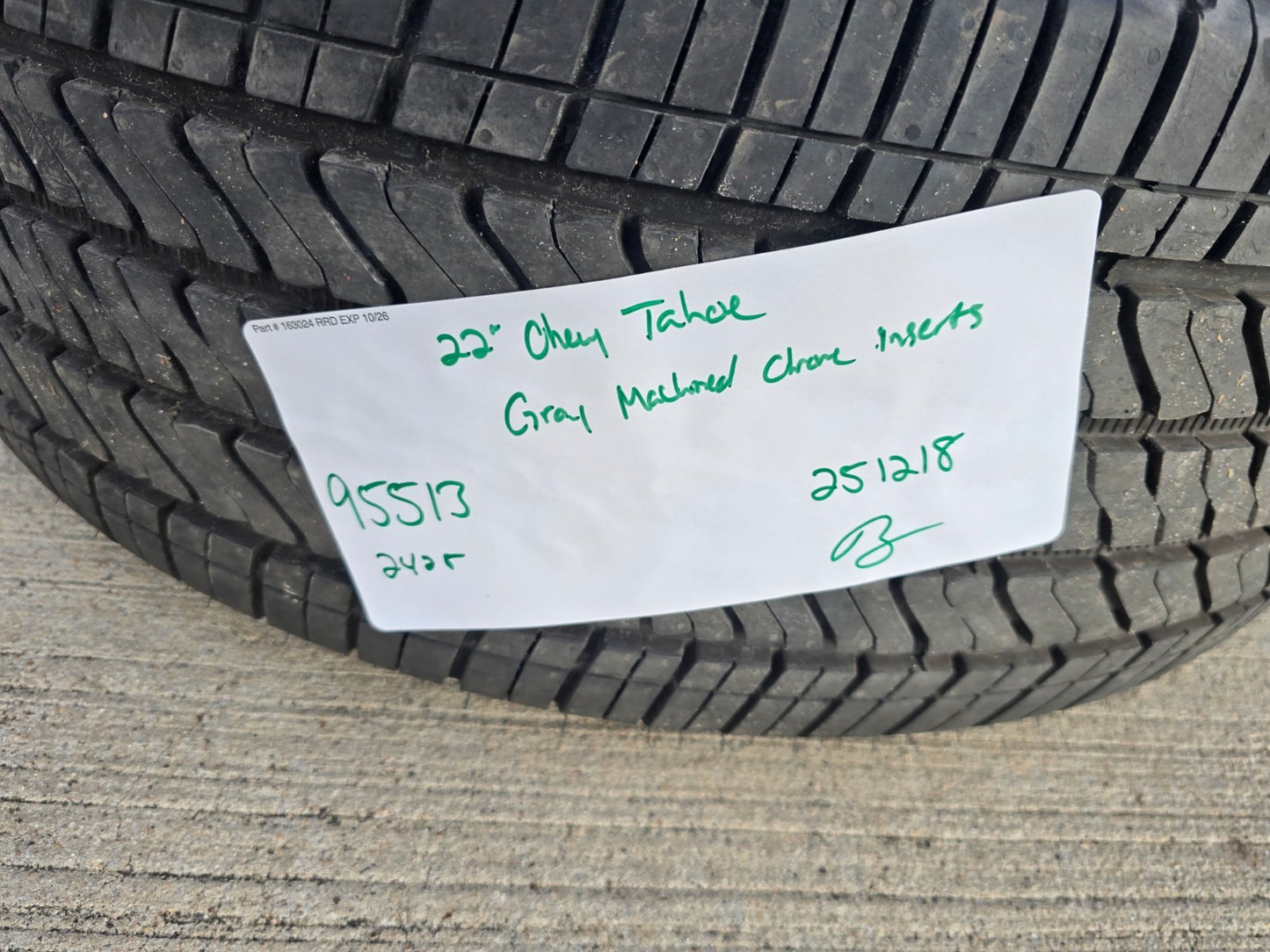 22" GMC Yukon Chevy Tahoe Escalade OEM chrome 95513 14134 wheels rims tires NEW
