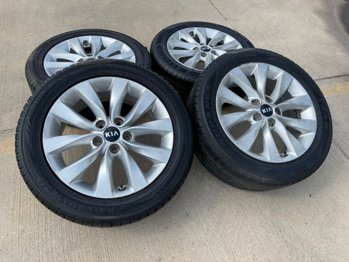 17" Kia Optima OEM 74731 wheels rims SET Sonata K4 K5 Soul Seltos Forte