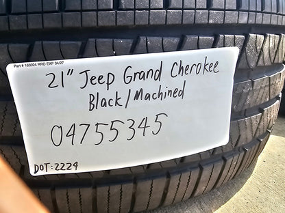 21" Jeep Grand Cherokee L OEM wheels rims 9291 Durango tires CONTINENTAL