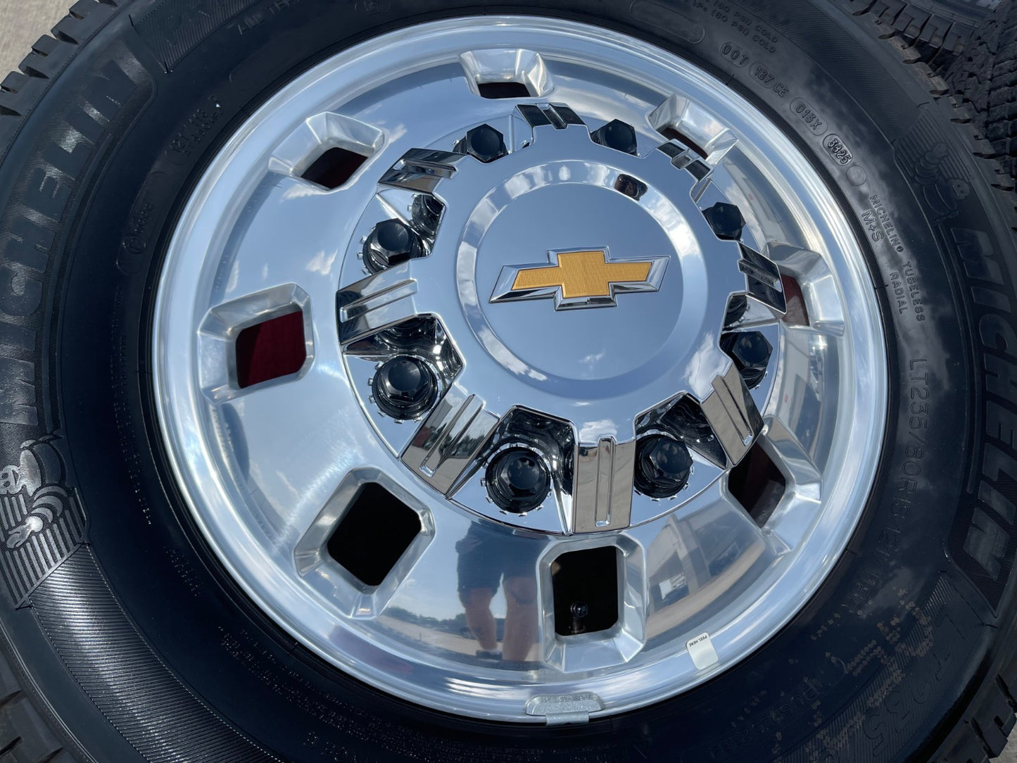 18" Chevy Silverado GMC Sierra 3500 Dually rims wheels OEM 14127 14129 SET NEW