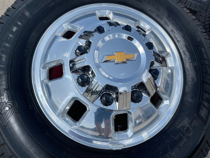 18" Chevy Silverado GMC Sierra 3500 Dually rims wheels OEM 14127 14129 SET NEW