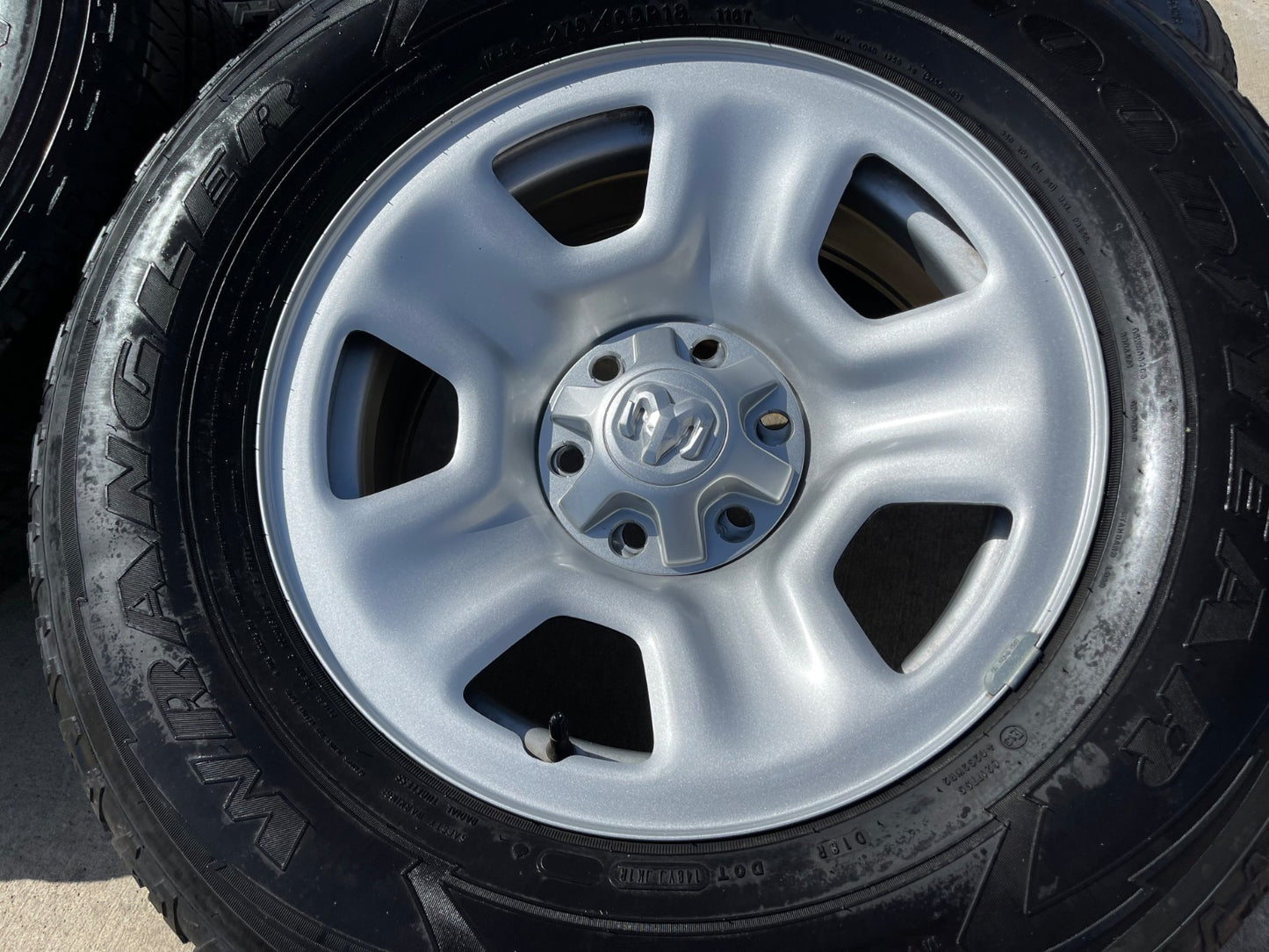 18" Ram 1500 OEM 2667 stock wheels rims tires SET 2022 2023 2024 2025 2026 2027