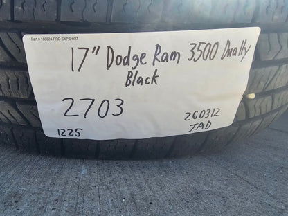 17" Dodge Ram 3500 Dually Laramie 8x200 wheels rims OEM 2703 2704 NEXEN