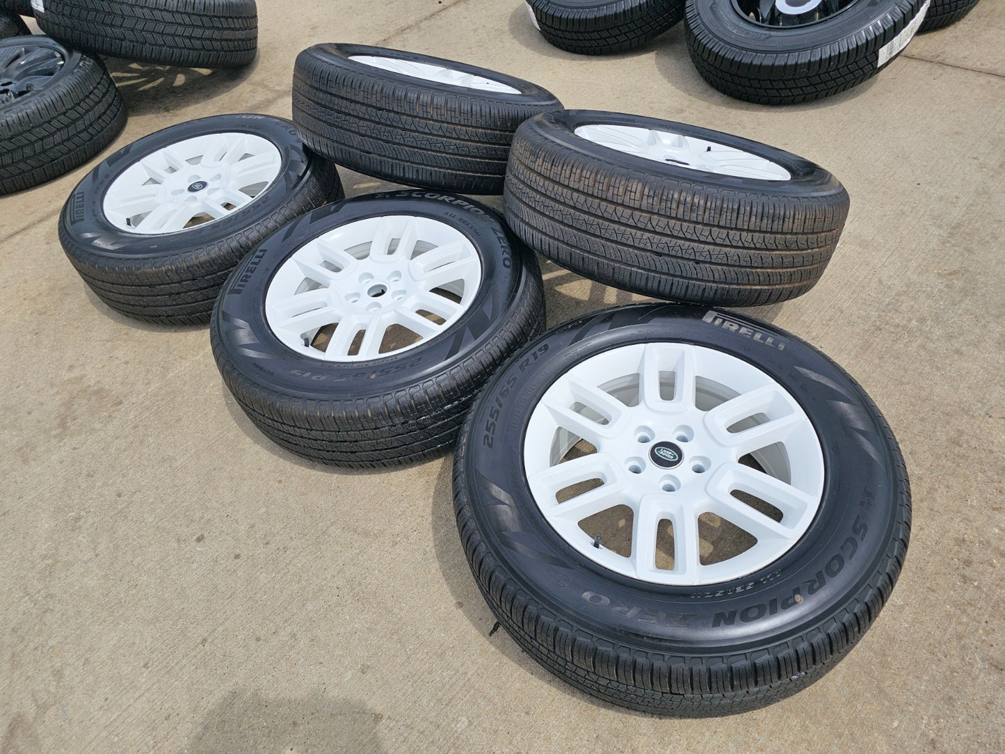 19" Land Rover Defender WHITE Range Rover OEM 72350 wheels rims NEW