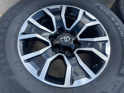 17" Toyota Tacoma 4Runner OEM 75259 wheels rims black TRD FJ SET