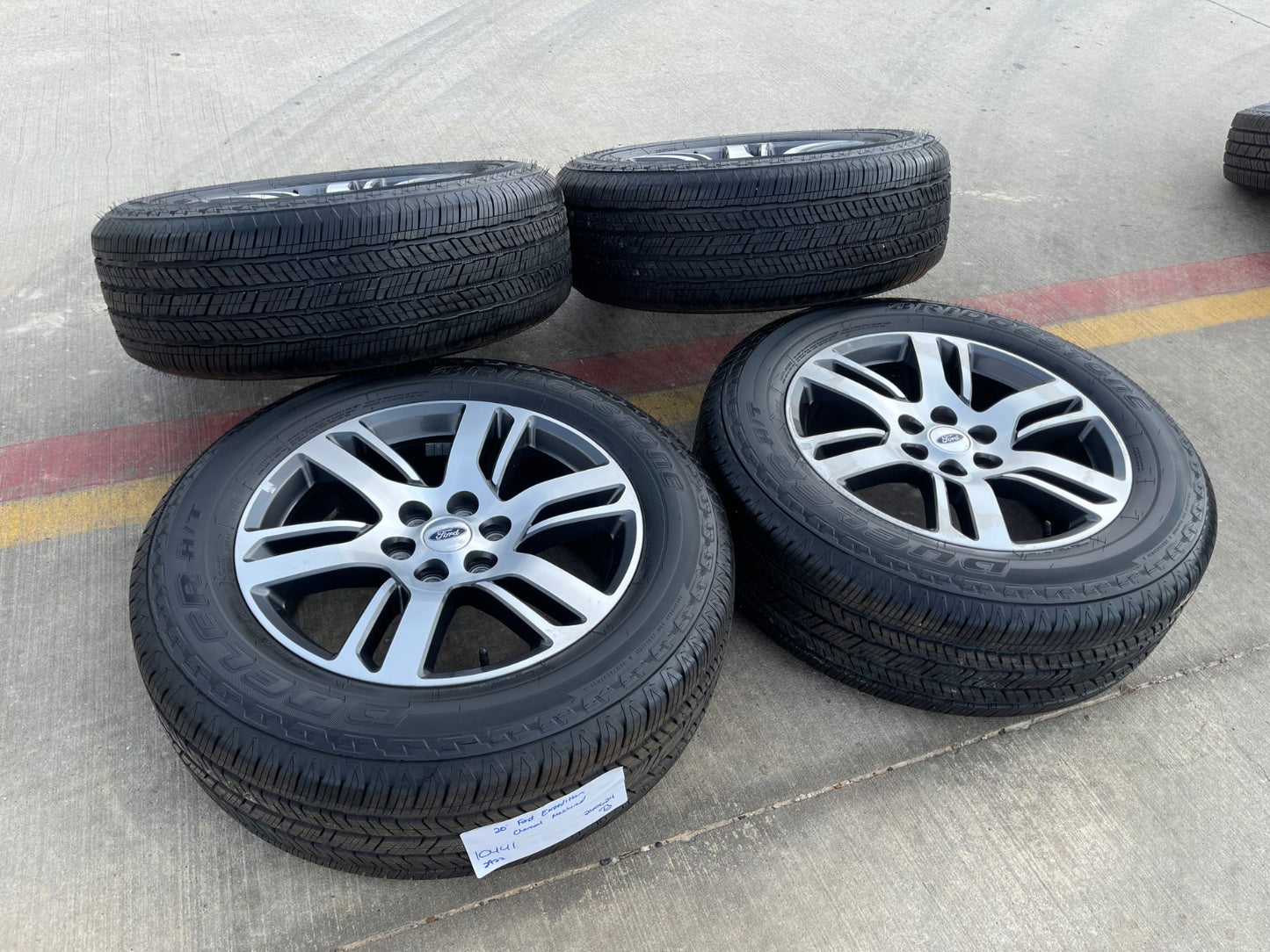 20" Ford Expedition F-150 OEM rims wheels 10441 95362 SET Limited BRIDGESTONE