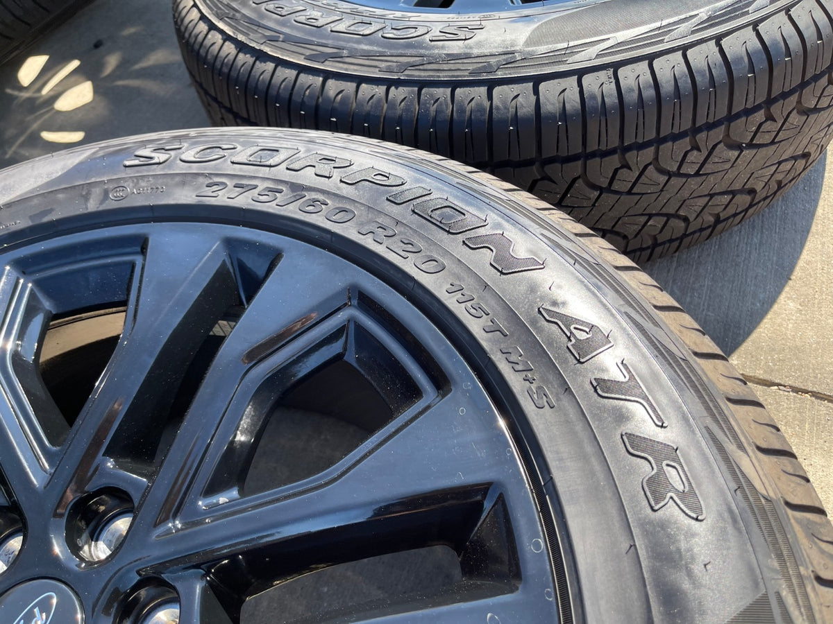 20" Ford F-150 LARIAT OEM 10619 rims wheels Expedition 2026 2027 SET PIRELLI