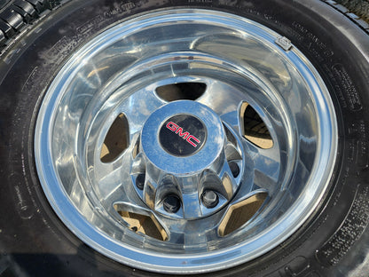 17" Chevy Silverado GMC Sierra 3500 Dually rims wheels OEM 5519 5520 MICHELIN