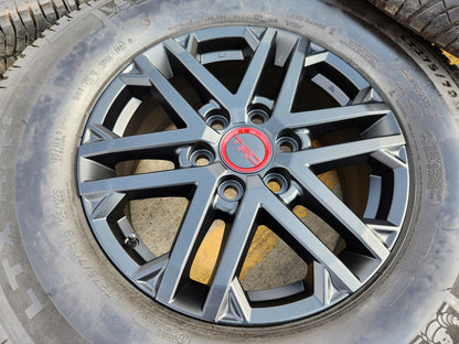 18" Toyota Tundra TRD OEM wheels rims 75281 black Sequoia LX600 tires MICHELIN