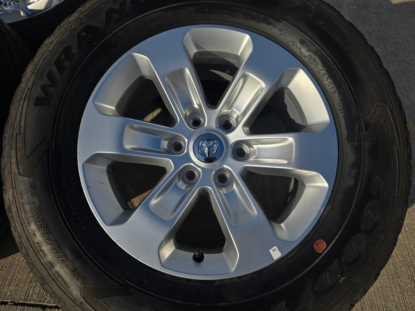 18" Dodge Ram 1500 OEM wheels rims 2672 tires GOODYEAR