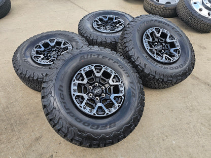 (4) 17" Ford F-150 Raptor R OEM BEADLOCK rims wheels 2024 2025 2026 2027 BFG NEW