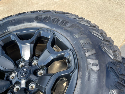 18" Dodge Ram 1500 TRX RHO Black OEM 66002 wheel rim TERRITORY A/T 35"
