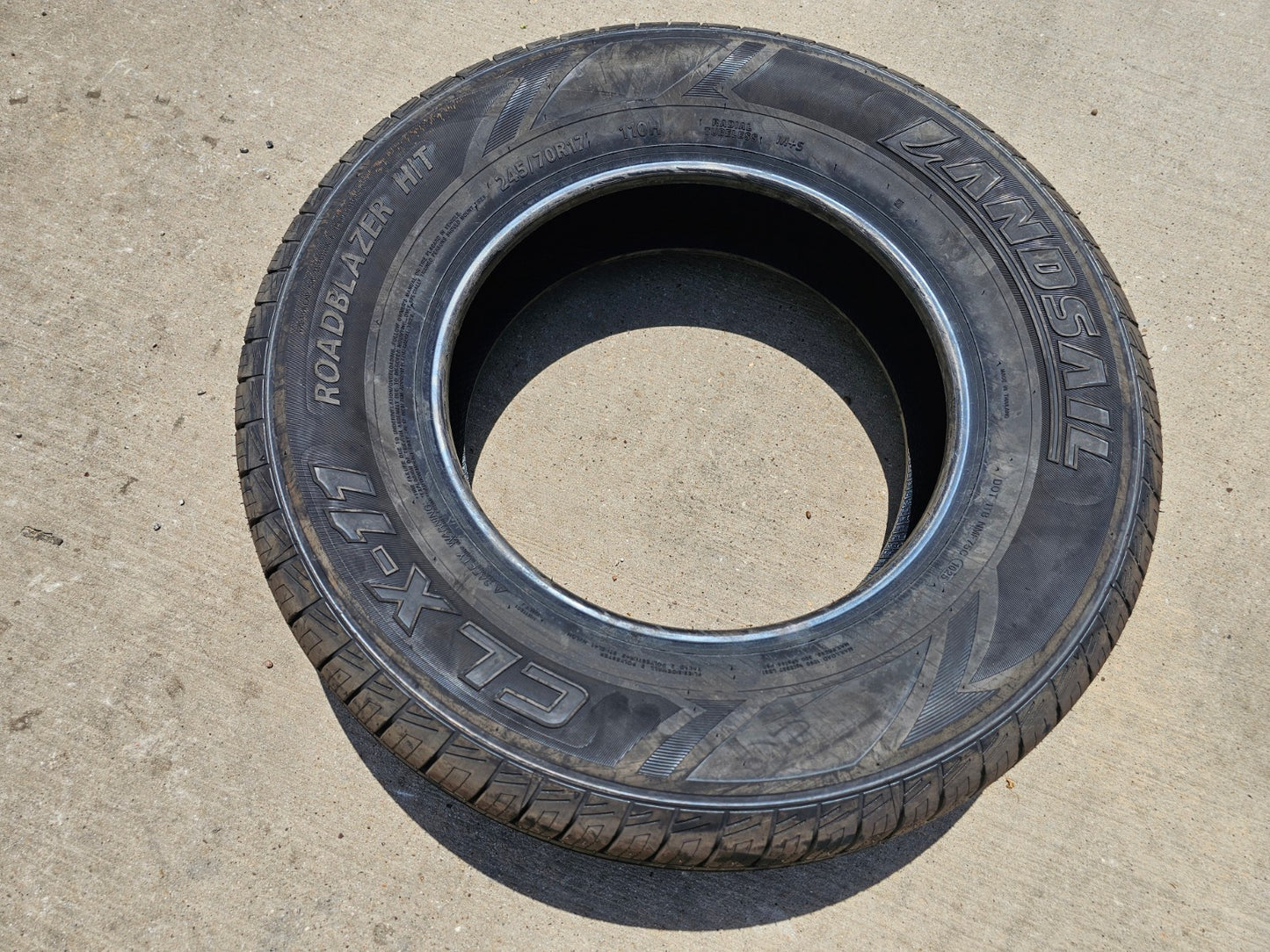 (1) 245/70/17 Landsail Roadblazer CLX-II 2 tire 245/70R17 110H NEW