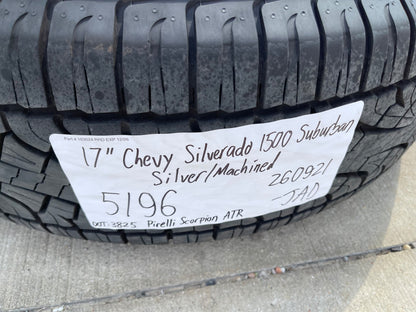17" Chevy Tahoe Silverado Suburban Z71 OEM 5196 wheels rims tires SET
