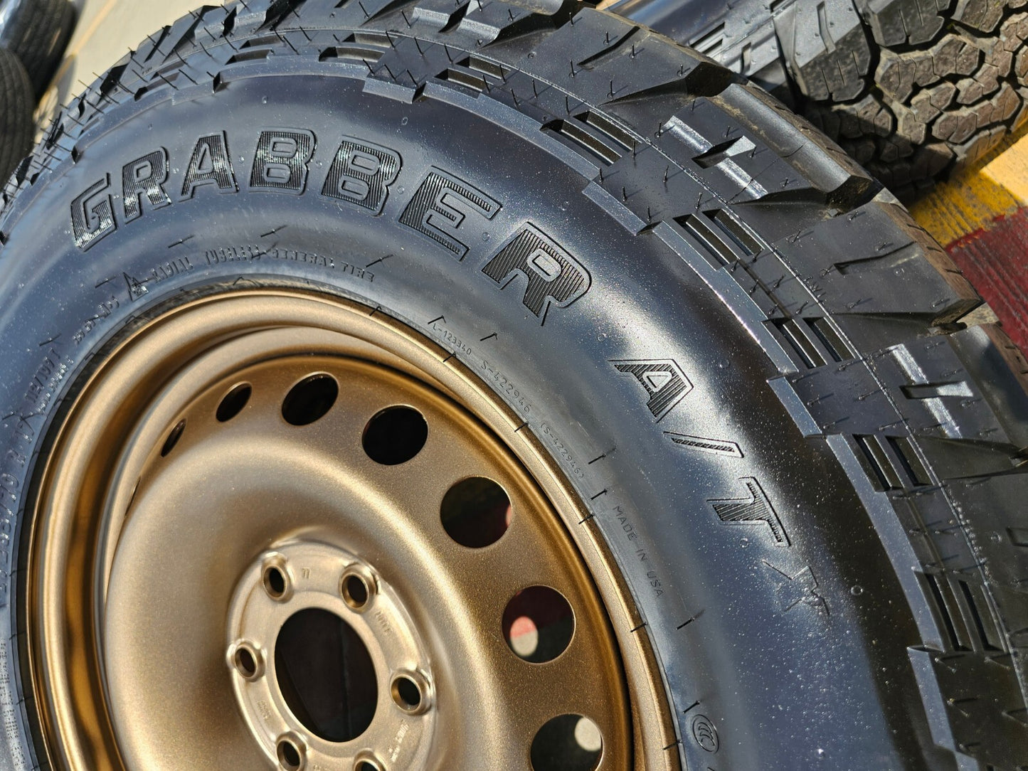 (5) 17" INEOS Grenadier OEM BRONZE wheels rims tires 2023 2024 2025 2026 NEW