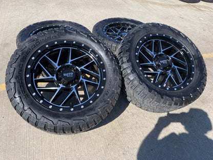 20x9 20" MOTO METAL MO985 Breakout Silverado RAM Tacoma wheels rims 6x139 6x5.5
