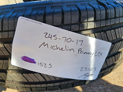 245/70/17 Michelin Primacy LTX tires F-150 Sierra Tahoe Silverado NEW TAKE OFFS