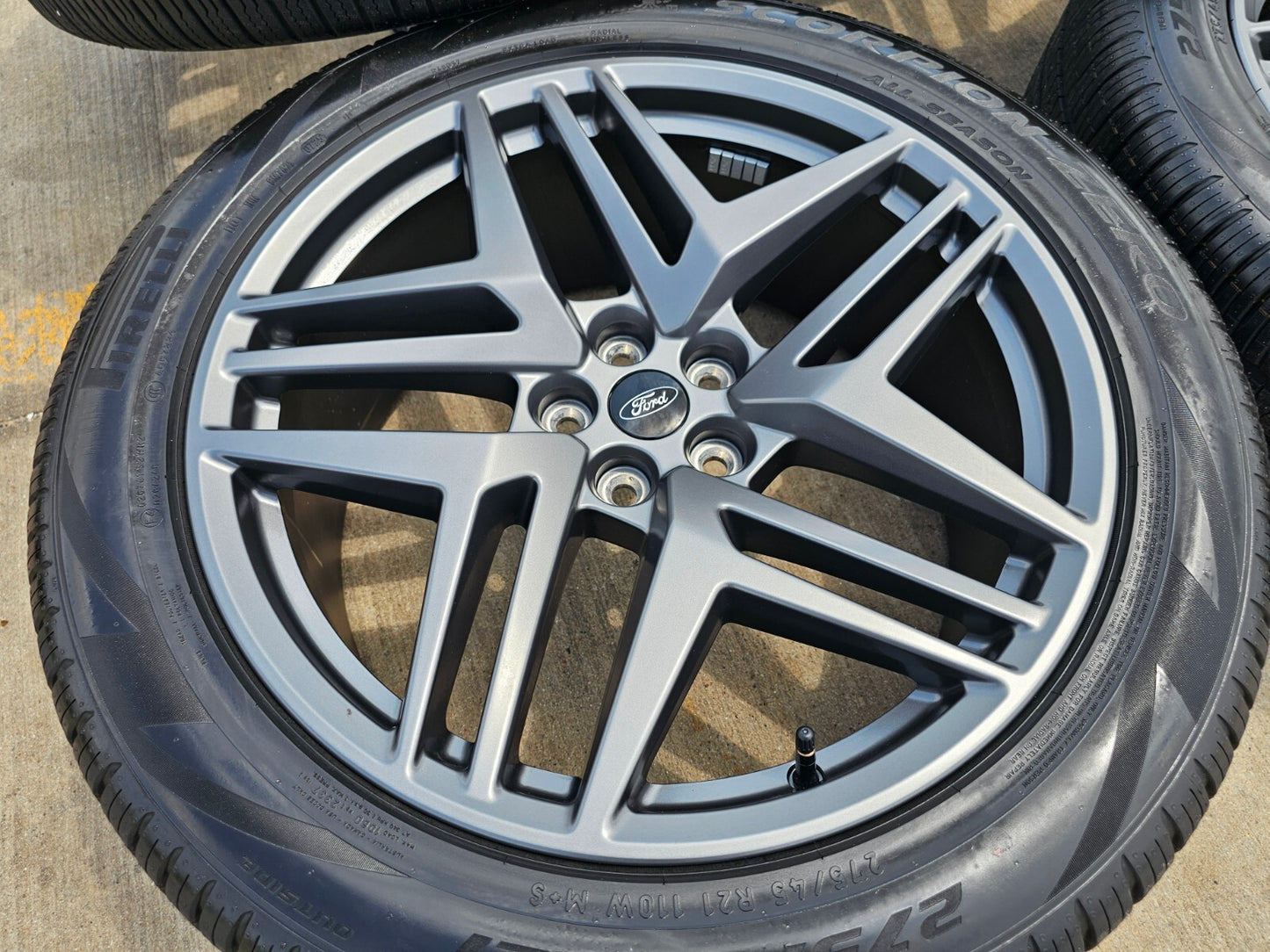 21" Ford Explorer ST OEM rims wheels Lincoln Aviator 2025 2026 2027 PIRELLI NEW