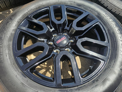 20" GMC Sierra Yukon Chevy OEM black 5914 5918 wheels rims 2023 2024 2025 2026