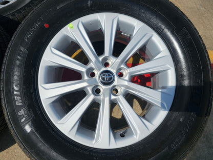 18" Toyota Grand Highlander OEM 10525 wheels rims Lexus TX350 SET MICHELIN NEW