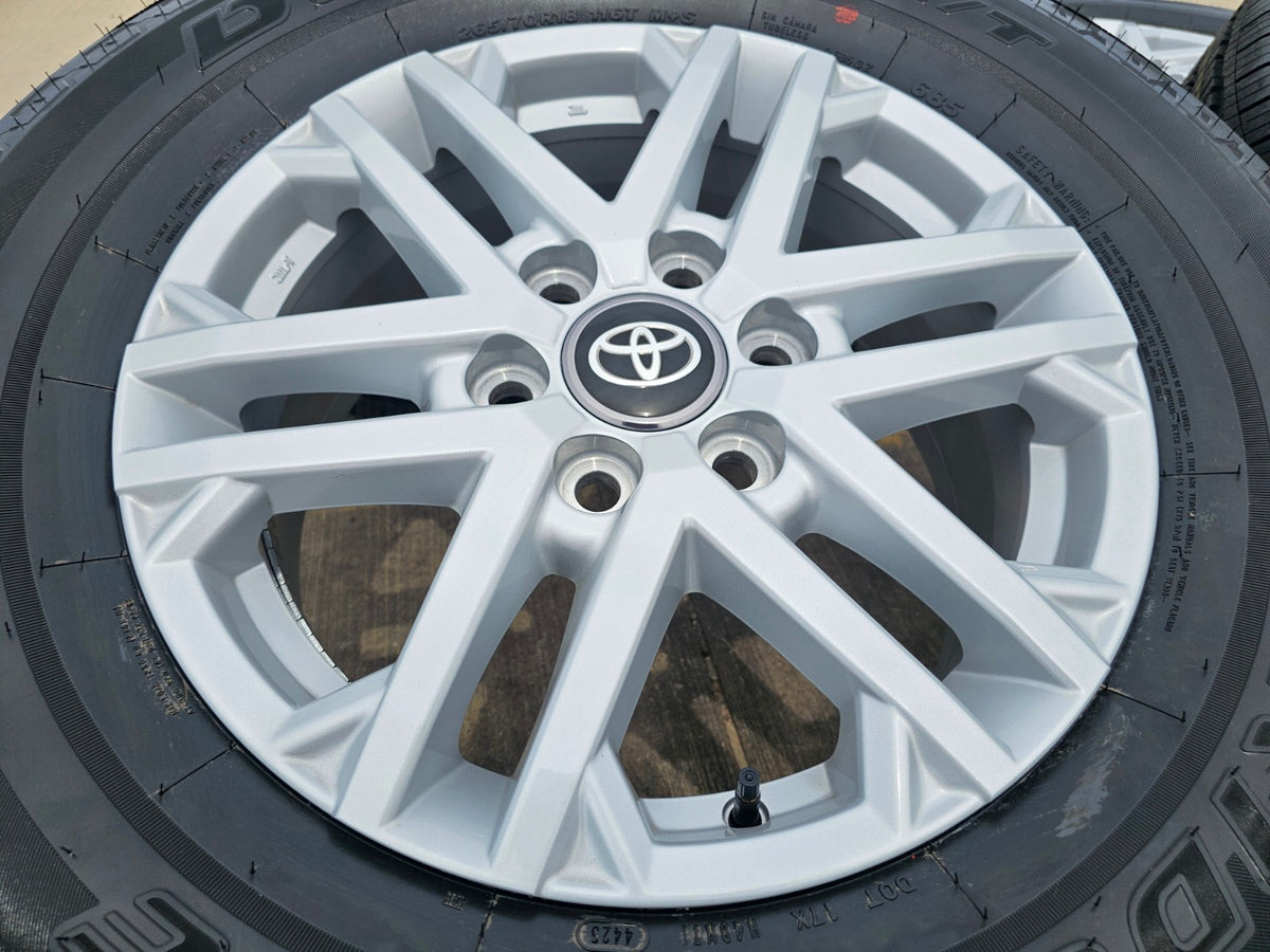 18" Toyota Tundra Sequoia TRD OEM 75281 wheels rims LX600 BRIDGESTONE SET NEW