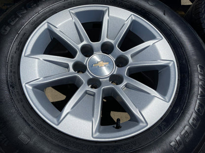17" Chevy Silverado OEM wheels rims 5908 Colorado GMC Canyon 2024 2025 2026 SET