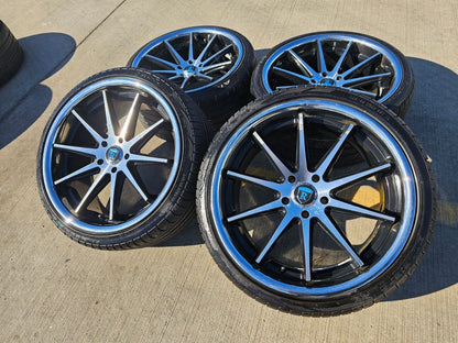 20" Rohana RC10 wheels rims Mustang Accord Camry Q50 Q60 Q70 5x114.3 5x4.5