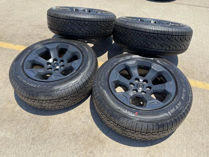 20" Dodge Ram 1500 OEM Laramie Black 2680 wheels rims tires 2024 2025 2026 NEW