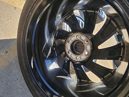 (1) 22" Lincoln Navigator BLACK LABEL OEM 10497 rim wheel 2022 2023 2024 GENERAL