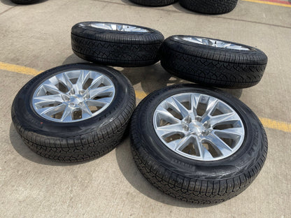20" Chevy Tahoe Silverado LTZ 5920 OEM wheels rims Yukon 2025 2026 PIRELLI NEW