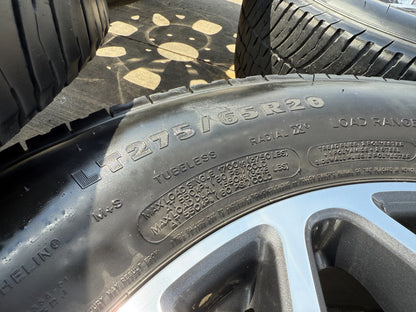 20" Ford F-250 F-350 OEM Lariat wheels rims 10292 tires SET MICHELIN A/T2