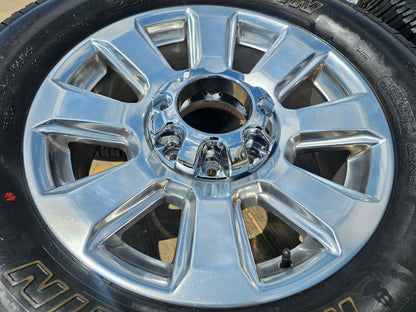 20" Ford F-250 F-350 Platinum OEM rims wheels 10103 tires MICHELIN A/T2
