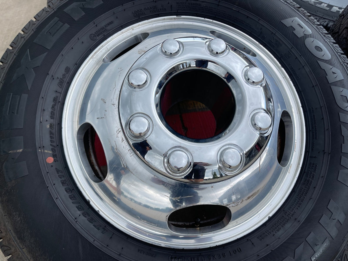 17" Ford F-350 Dually OEM 3618 3619 rims wheels SET tires NEXEN