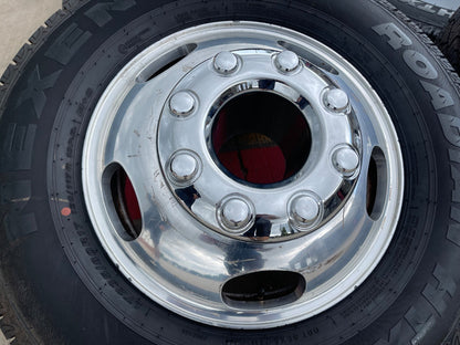 17" Ford F-350 Dually OEM 3618 3619 rims wheels SET tires NEXEN