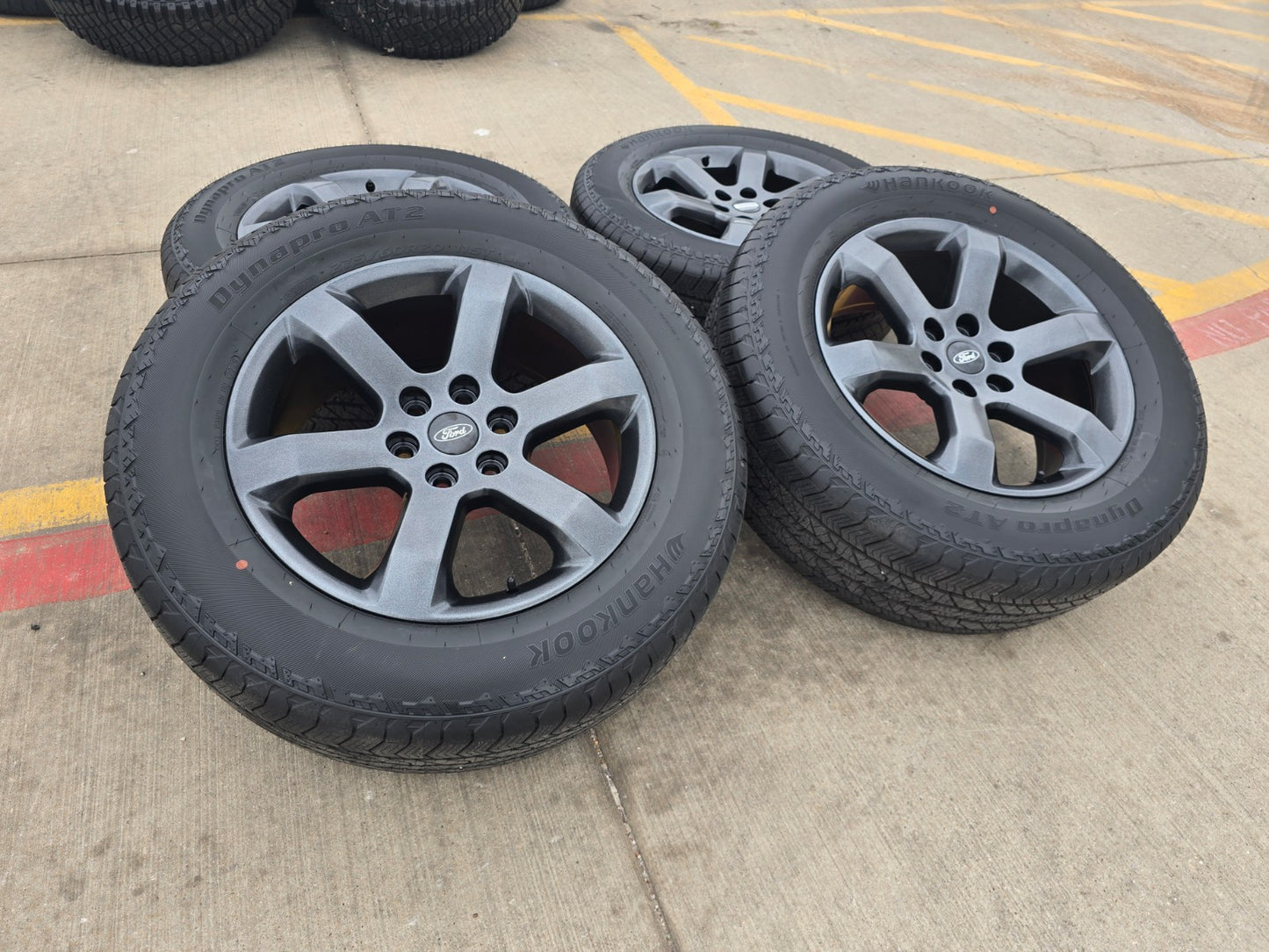20" Ford F-150 OEM rims wheels GRAY 10347 Expedition HANKOOK A/T2 NEW