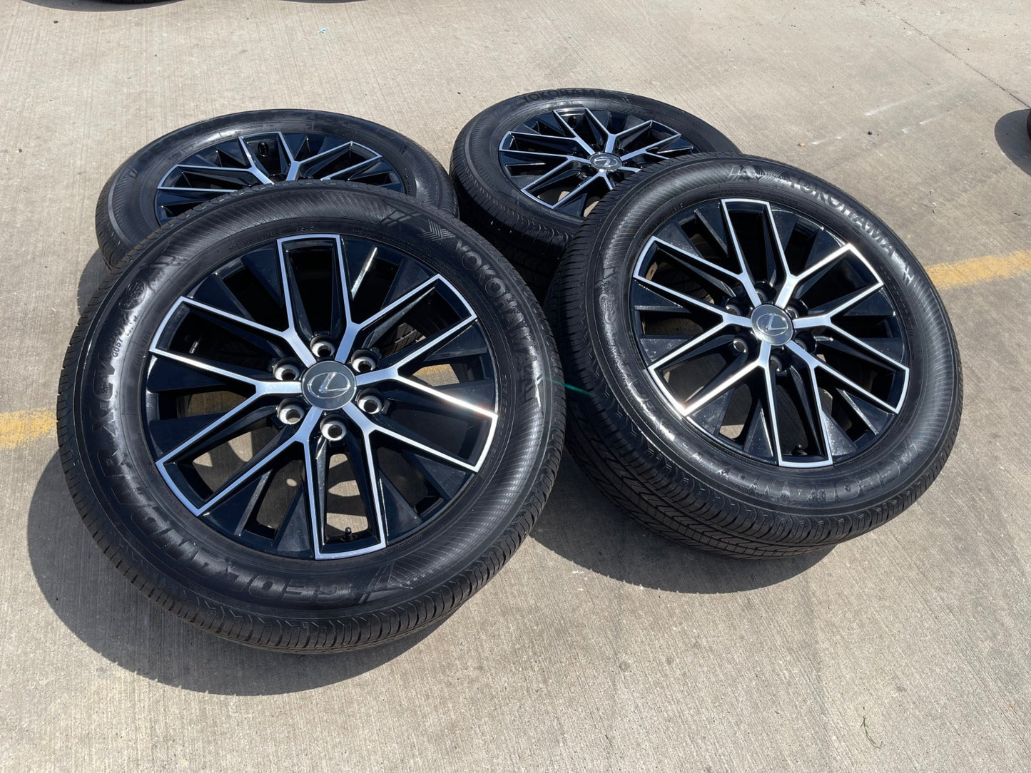 20" Toyota Land Cruiser Tundra OEM wheels rims 10545 Lexus GX550 LX600 SET NEW