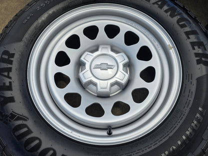 17" Chevy Colorado OEM wheels rims Silverado 8130 Canyon 2025 2026 NEW GOODYEAR