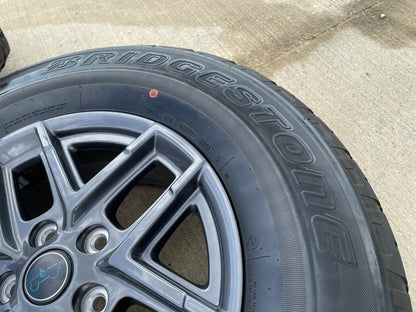 17" Jeep Wrangler Rubicon OEM wheels rims 9324 Gladiator SET BRIDGESTONE A/T