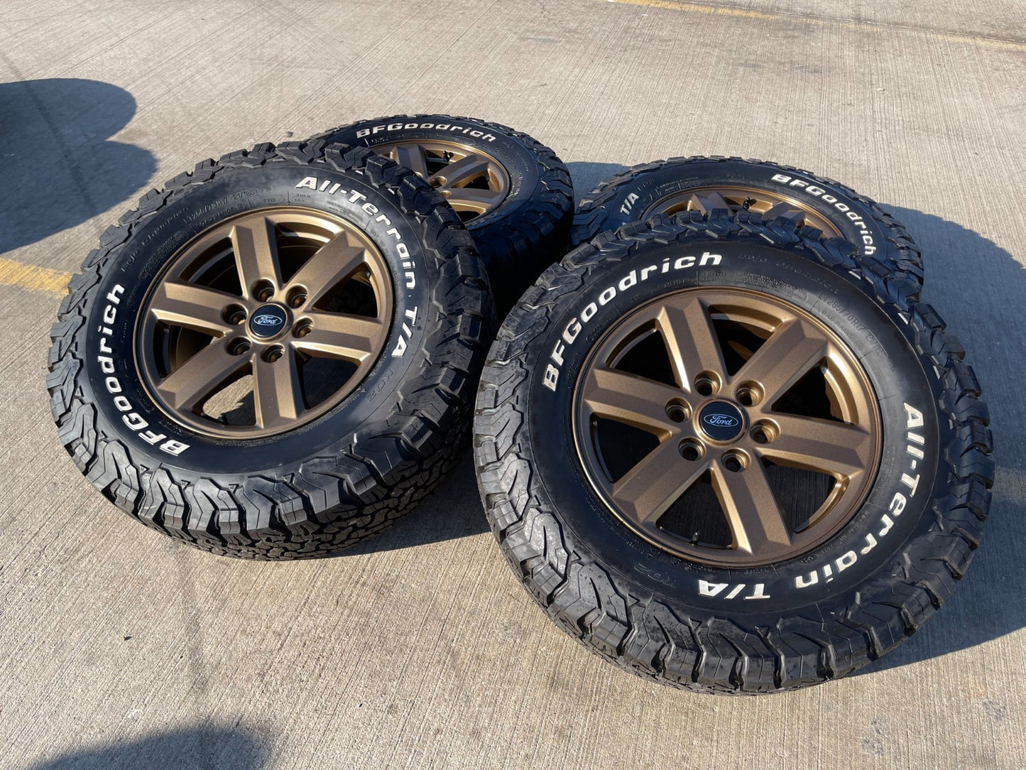 17" Ford F-150 BRONZE Tremor OEM 10339 rims wheels tires BFG KO2 A/T NEW