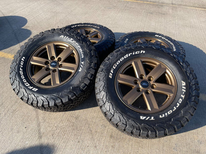 17" Ford F-150 BRONZE Tremor OEM 10339 rims wheels tires BFG KO2 A/T NEW
