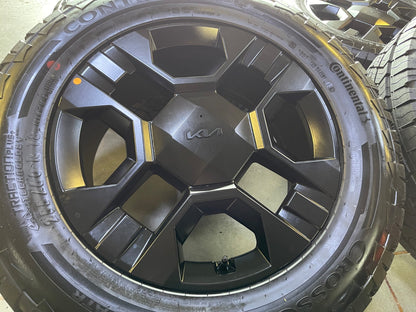 NEW 18" Kia Telluride X-PRO OEM wheels rims Sorento Sedona CONTINENTAL 2026 2027