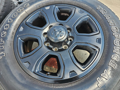 20" Dodge Ram 2500 3500 OEM 2477 black wheels rims tires