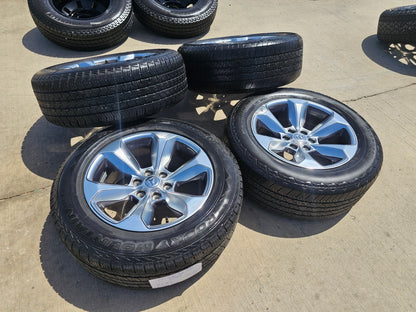 20" Dodge Ram 1500 OEM Laramie Long Horn wheels rims 2681 tires SET HANKOOK