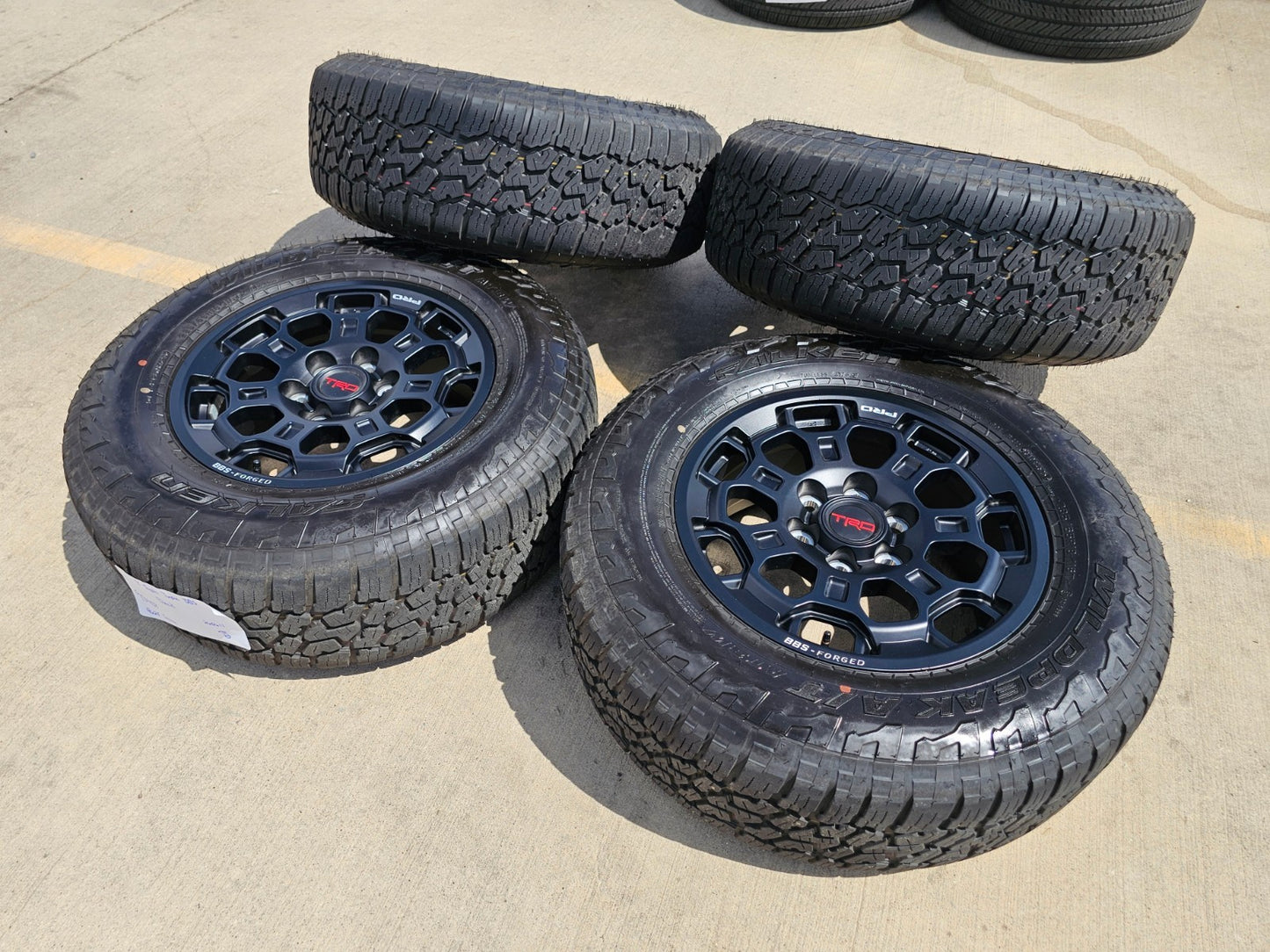 18" Toyota Tundra TRD BBS FORGED OEM black 95458 wheels rims Sequoia 2025 2026