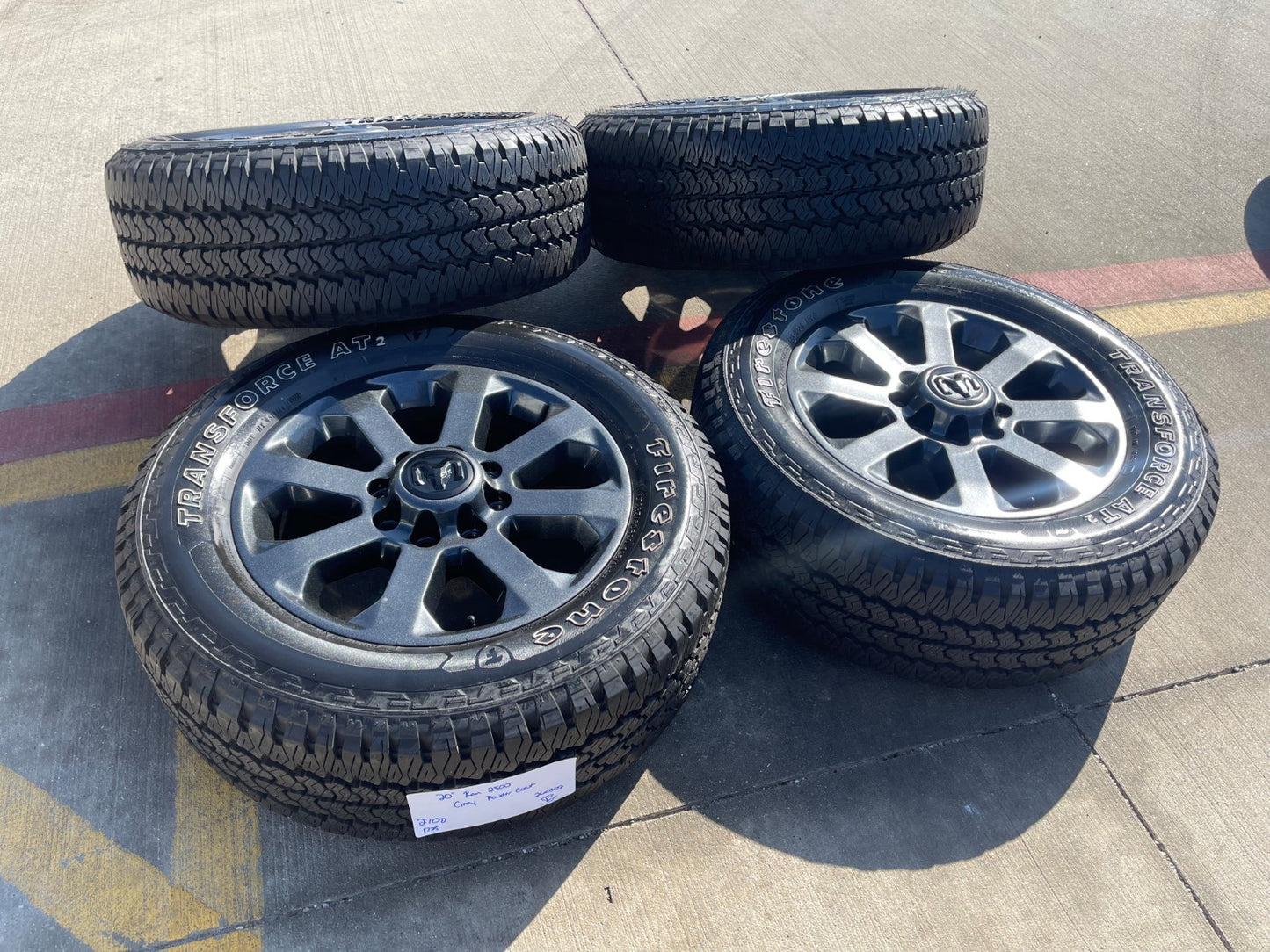 20" Dodge Ram 2500 3500 LARAMIE OEM 2700 wheels rims 2023 2024 2025 2026 NEW